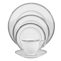 Lenox Pearl Platinum Bone China 5-Piece Place Setting, Service for 1