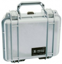 Pelican 1200 Case w/Foam (Silver)