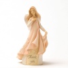 Enesco Foundations Thank You Mini Angel Figurine, 4-1/4-Inch