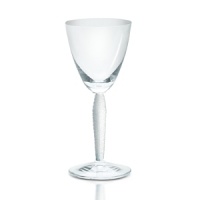 Exquisite crystal stems with frosted, textured stems for utterly elegant entertaining.