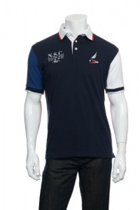 Nautica Men's Sailin Club Short Sleeve Polo Shirt