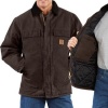 Carhartt Men's Big-Tall Artic Quilt Lined Sandstone Traditional Coat