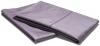 Pinzon Hemstitch 400-Thread-Count Egyptian Cotton Sateen Standard Pillowcase, Set of 2, Plum