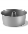 Get ready for a treat! Crafted with a heavy-gauge steel core that heats evenly & quickly, this angel food cake pan makes dessert easy and delicious every time. Two interlocking layers of professional nonstick guarantee a gentle release for eye-catching, compliment-getting presentation. Lifetime warranty.