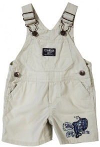 OshKosh B'Gosh Shortalls - Plaid Shark