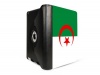 iPad 3 - 360 Degree Rotating Leather & Suede Case The Flag of Algeria Cover for the 3rd Generation iPad