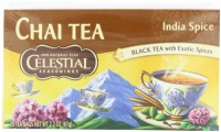 Celestial Seasonings Chai Tea, India Spice, 20-Count Tea Bags (Pack of 6)