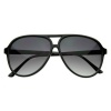 Large Classic Retro Plastic Aviator Sunglasses