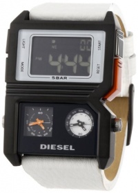 Diesel Men's DZ7175 Black and White Advanced Analog-Digital Black Dial Watch