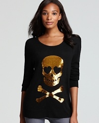 Make no bones about it: with its sequin skull design, this WILDFOX sweater is the ideal conversation piece.