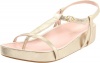 Taryn Rose Women's Amor Sandal,Gold,8.5 M US