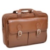 McKleinUSA HYDE PARK 15734C Brown Double Compartment Laptop Case