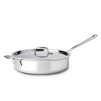 Deeper than traditional fry pans, this pan is ideal for sautéing, frying, browning and searing. With tall, straight sides, it is also useful in cooking fresh pasta sauces, and any dish that requires liquid added to sautéed ingredients.