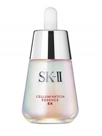 Cellumination Essence EX is designed to refine and illuminate skin from the cellular level. It helps skin achieve a high level of aura-lucency by enhancing the skin's balance of Red, Green and Blue light in just four weeks. 1 oz.