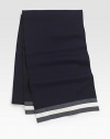 Classic stripe design crafted in fine merino wool.10 x 65½WoolDry cleanMade in Italy