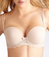 Simone Perele Celeste Strapless Plunge Underwire Bra, 36E, Peau Rose