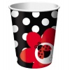 Creative Converting Ladybug Fancy Hot or Cold Beverage Cups, 8-Count