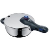 WMF Pressure Cookers offer top of the line convenience, quality and safety. The ease of using and cleaning the pressure cooker will make this a valuable cooking utensil all year round. Cooking times are reduced by as much as 70%. Nutrients are preserved and flavors are accentuated when using a pressure cooker. WMF's exclusive snap-off handle for easy cleaning makes this a best selling item and essential item for every kitchen.