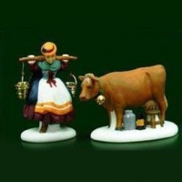 Department 56 Twelve Days of Christmas Eight Maids A-Milking