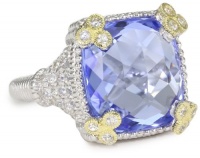 Judith Ripka Ambrosia Small Monaco Created Quartz Ring, Size 8