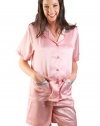 Women's Short Satin Pajamas Set