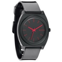 Nixon Time Teller P Watch - Black/Bright Pink