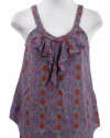 Rebecca Taylor Purple Lotus Silk Bombay Cami Shirt Top 8