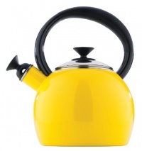 Copco 1-1/2-Quart Enamel on Steel Camden Tea Kettle, Yellow