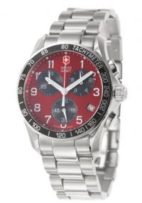 Victorinox Swiss Army Men's 241148 Classic Chronograph Red Dial Watch