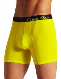 Calvin Klein Men's Bold Cotton Boxer Brief, Sunfish, Small