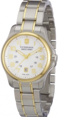 Victorinox Swiss Army Women's 241459 Officers XS Two-Tone Mother-Of-Pearl Dial Watch