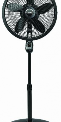 Lasko 1843 18 Remote Control Cyclone Pedestal Fan, Black