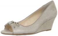 Calvin Klein Women's Olita Dusty Tumbled Wedge Pump,Light Taupe,6 M US