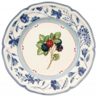 Villeroy & Boch Cottage Blue Stencil Rim Salad Plate