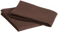 Pinzon Signature 190-Gram Cotton Velvet Flannel Standard Pillowcase, Set of 2, Italian Roast