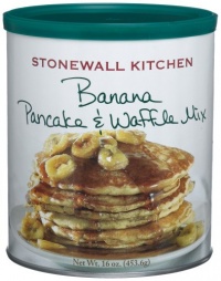 Stonewall Kitchen Banana Pancake & Waffle Mix, 16-Ounce Cans (Pack of 4)