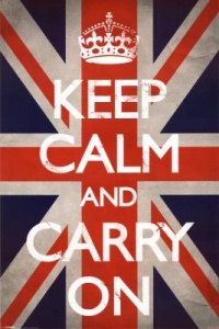 Keep Calm and Carry On Poster Poster Print, 24x36