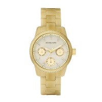 Michael Kors Quartz Mother of Pearl Dial Horn Band - Women's Watch MK5400