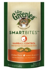 Greenies Smartbites Hairball Control Chicken Cat Treats, 2.1-Ounce