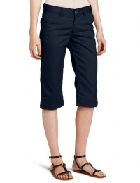 Dickies Juniors Stretch Flat Front Capri Pant