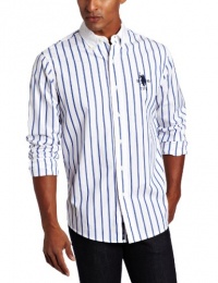 U.S. Polo Assn. Men's Woven Shirt With Vertical Stripe