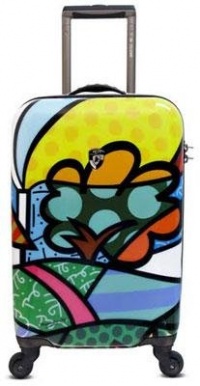 Britto Collection by Heys USA Flowers 26 Spinner Case (Landscape/Flowers)