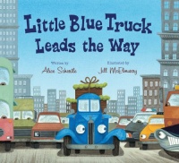 Little Blue Truck Leads the Way board book