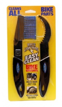 White Lightning Easy Clean Bicycle Chain and Parts Cleaning Brush Kit (2 Piece)