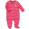 Osh Kosh Infant Girls Microfleece Sleep & Play, I Love You This Much, NB