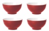 Emile Henry Cereal Bowls, Set of 4, Cerise