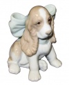 Nao Puppy Present Porcelain Figurine