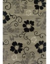 Rizzy Home PR1113 Pandora 2-Feet 6-Inch by 8-Feet Area Rug, Pewter