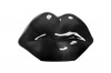 Kosta Boda Make Up HotLips Black