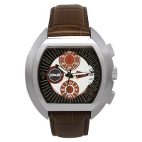 D&G Dolce & Gabbana Men's DW0213 Leather Synthetic with Brown Dial Watch